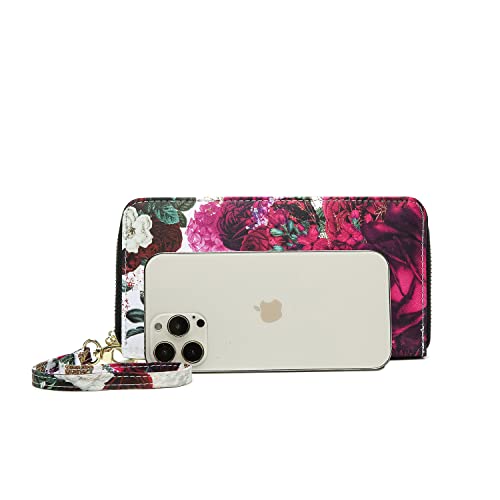 LOVESHE  Wallet For Women(Purple-Flower)