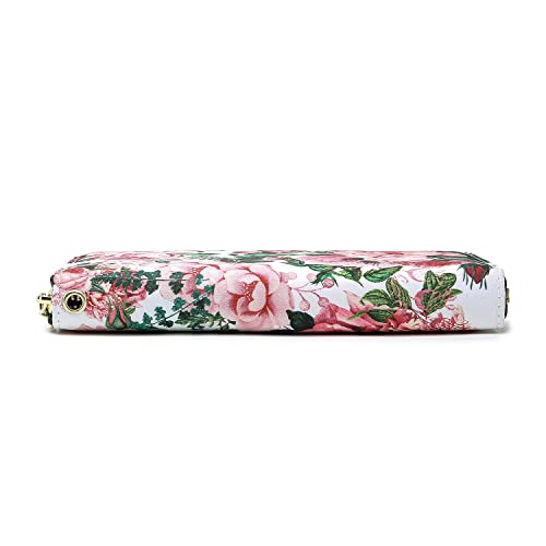 LOVESHE Wallet For Women(Pink-Flower)