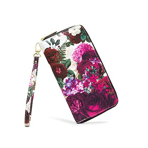 LOVESHE  Wallet For Women(Purple-Flower)