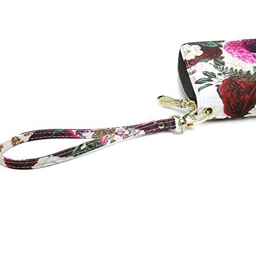 LOVESHE  Wallet For Women(Purple-Flower)