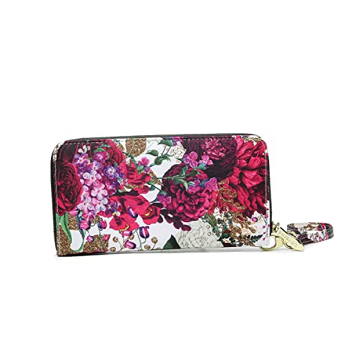 LOVESHE  Wallet For Women(Purple-Flower)